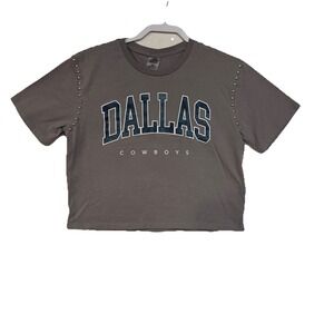 Womens Medium‎ Dallas Cowboys  Crop Tshirt